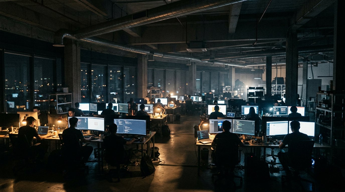 The AH Systems studio at work