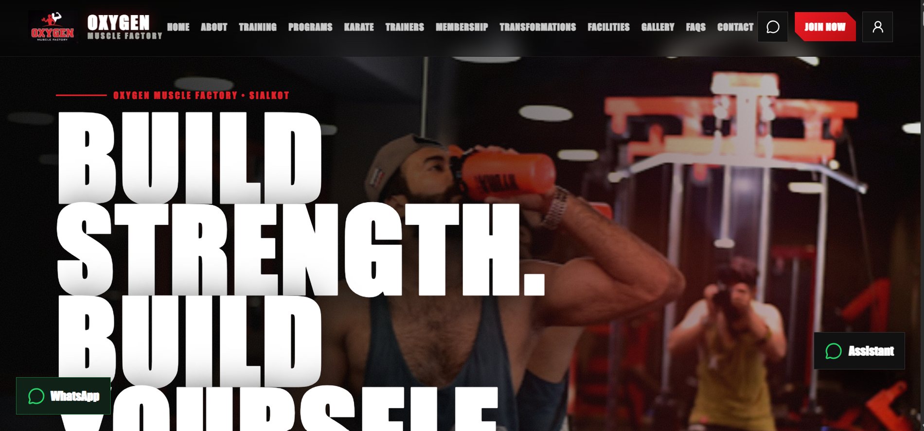 Oxygen Muscle Factory — Gym Membership & Training | project by AH Systems
